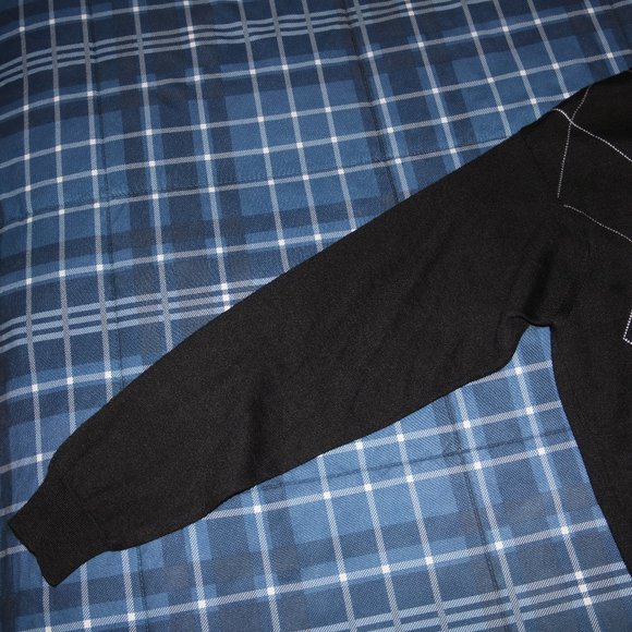 Sette Ponti Diamond Pattern V Neck Sweater Sweatsh - Picture 4 of 13